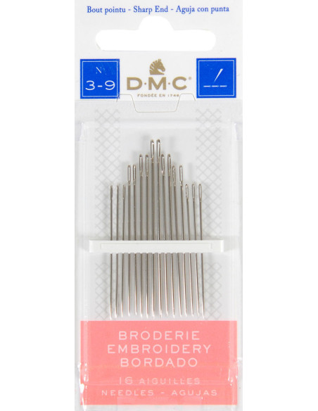 Borduurnaalden DMC nr. 3-9