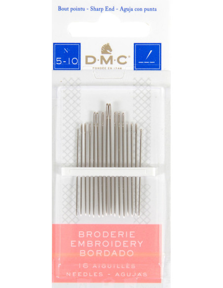 Borduurnaalden DMC nr. 5-10