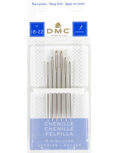 DMC chenille borduurnaalden nr. 18-22