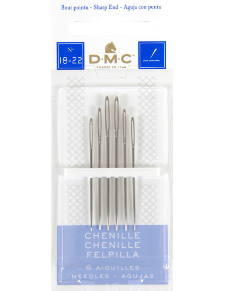 DMC chenille borduurnaalden nr. 18-22