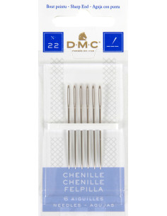Chenille borduurnaalden DMC nr. 22