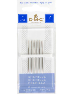 Chenille borduurnaalden DMC nr. 24