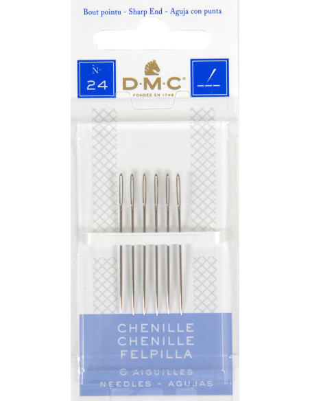 Chenille borduurnaalden DMC nr. 24