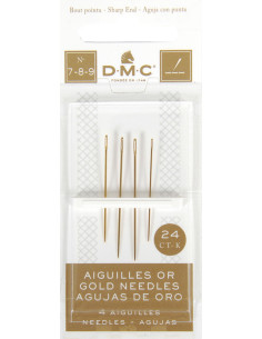 Borduurnaalden GOUD DMC nr. 7-8-9