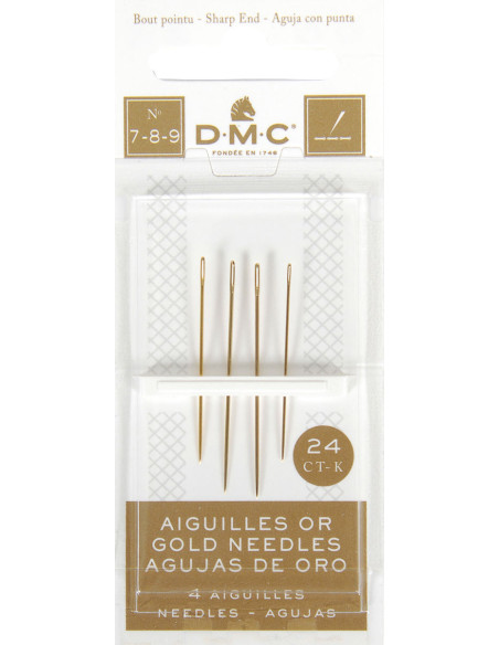 Borduurnaalden GOUD DMC nr. 7-8-9