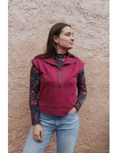 Mouwloos trui patroon - Fika - Lise Tailor