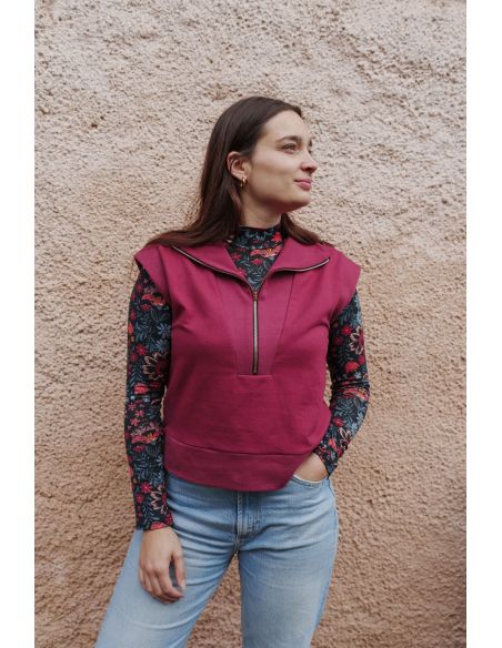 Mouwloos trui patroon - Fika - Lise Tailor