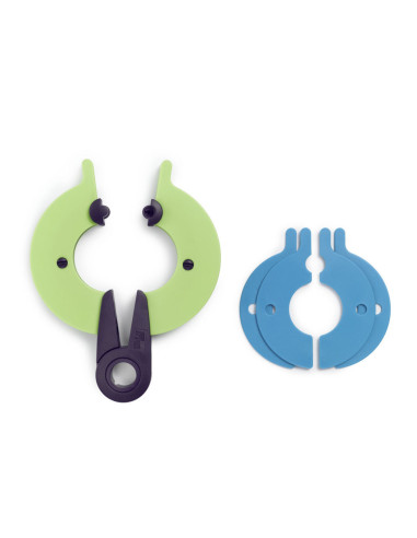 2-in-1 pompon apparaat L