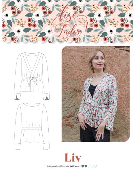 Blousepatroon - Liv - Lise Tailor