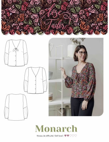 Blousepatroon - Monarch - Lise Tailor