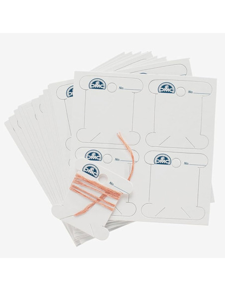 Kaartjes voor DMC borduurgarens