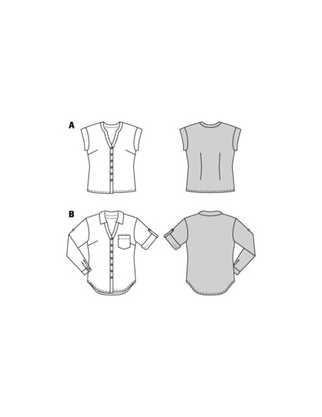 Blousepatroon - Burda 6326
