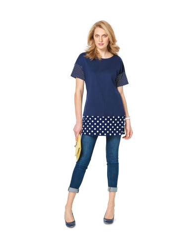 T-shirt patroon - Burda 6330