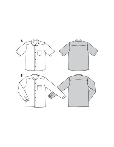 Overhemdpatroon - Burda 6349