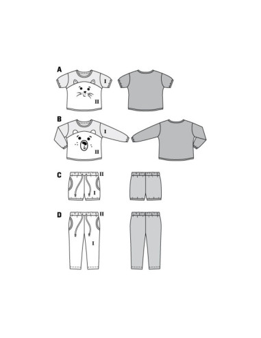 Pyjamapatroon - Burda 9326