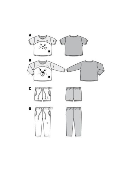 Pyjamapatroon - Burda 9326