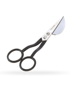 Premax schaar met gebogen zwart handvat 15 cm