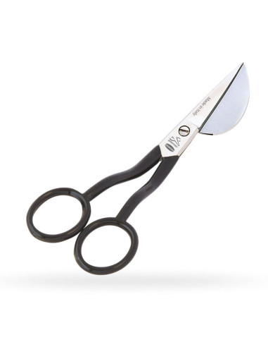 Premax schaar met gebogen zwart handvat 15 cm