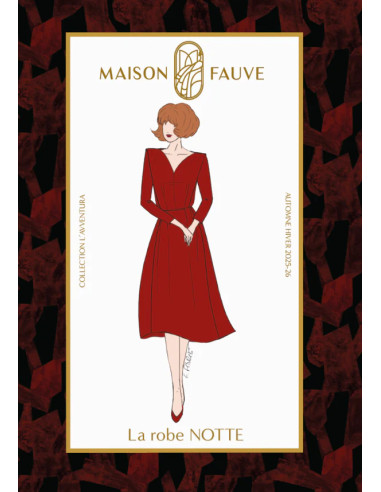 Jurkpatroon Notte - Maison Fauve