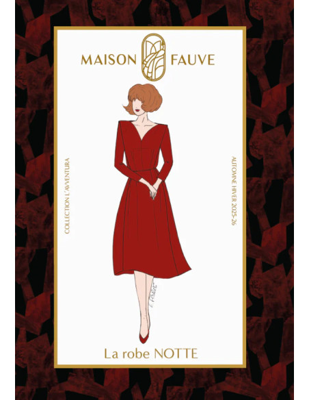 Jurkpatroon Notte - Maison Fauve