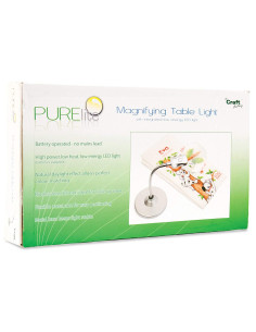 Vergrootglas op tafel met LED-verlichting Purelite 2