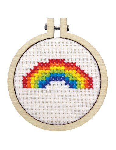 Mini borduurpakket kruissteek - Love is love