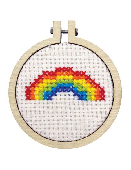 Mini borduurpakket kruissteek - Love is love