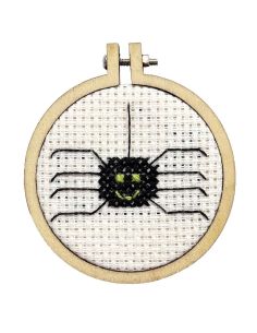 Mini borduurpakket kruissteek - Avondspin, hoop! 2