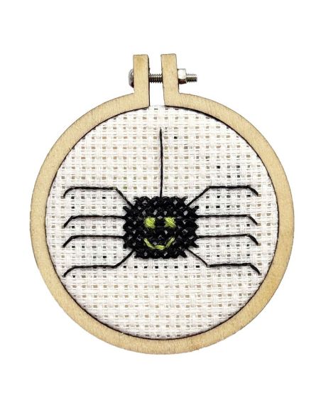 Mini borduurpakket kruissteek - Avondspin, hoop!