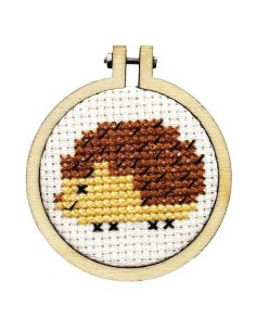 Mini borduurpakket kruissteek - Je prikkelt mijn nieuwsgierigheid 2