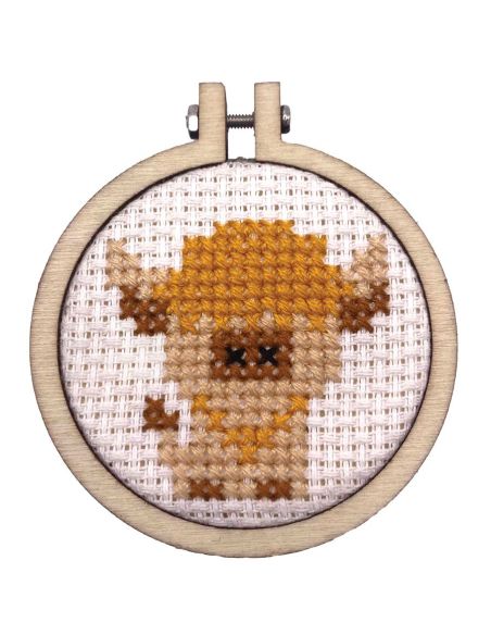 Mini borduurpakket kruissteek - Wees niet gemeen!
