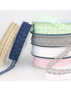 Iridescent kant - Ecru 2