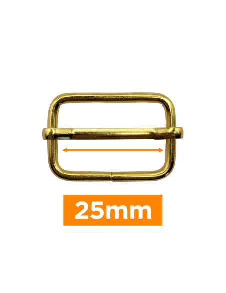 Premium schuifgesp - Goud 25 mm