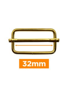 Premium schuifgesp - Goud 32 mm