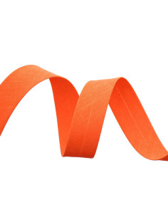Fluoriserend oranje textiel biaisband