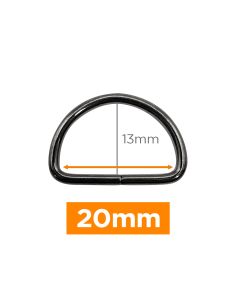 Premium D-ring - 20 mm kanonloop