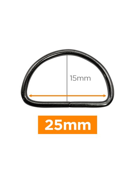Premium D-ring - Geweerloop 25 mm