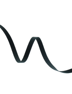Zwarte elastische vlecht
