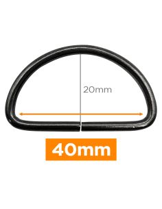 Premium D-ring - 40 mm kanonloop