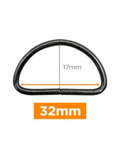 Premium D-ring - Geweerloop 32 mm
