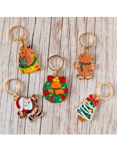 Set van 5 stekenmarkeerders - Kerstassortiment