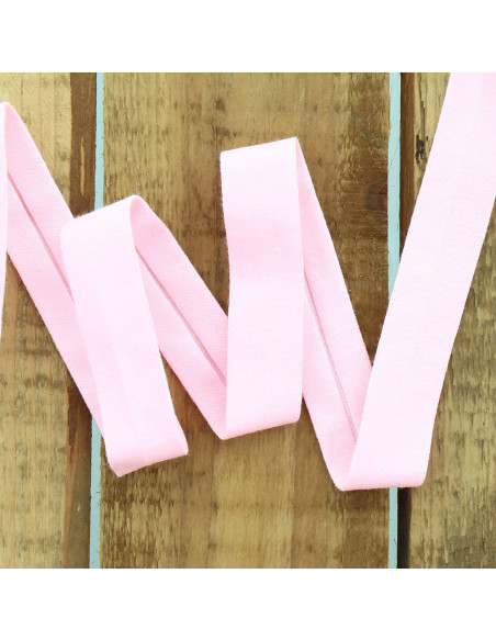Biasband jersey katoen - Roze babypink