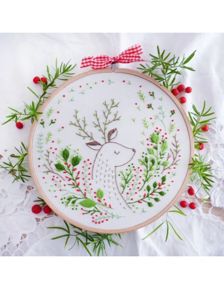 Borduurpakket Tamar Nahir-Yanai - Kerst Rendier