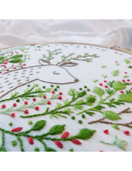 Borduurpakket Tamar Nahir-Yanai - Kerst Rendier