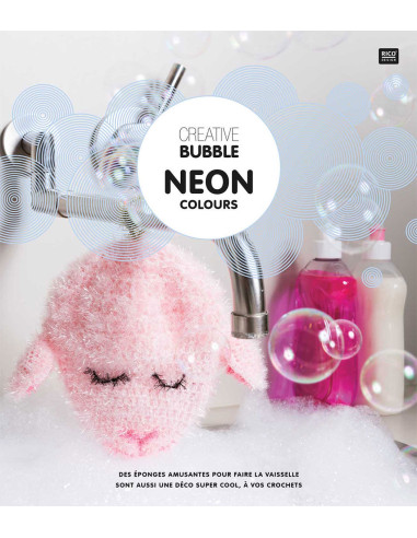 Creatieve bubbelboek neonkleuren