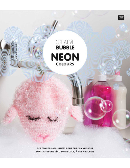 Creatieve bubbelboek neonkleuren