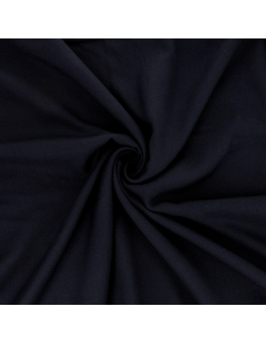 Viscose gabardine stof - Marineblauw
