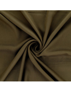 Viscose gabardine stof - Kaki