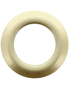 Set van 8 gordijnringen Ø44 mm - Satijn - Goudbeige