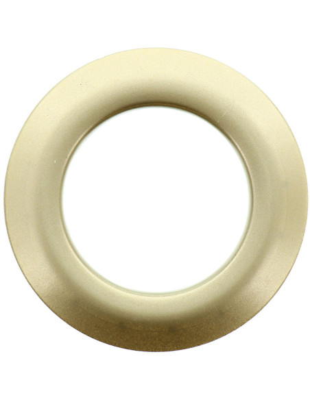 Set van 8 gordijnringen Ø44 mm - Satijn - Goudbeige